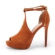 thumbnail image 5 of Sandalias Fashare para mujer, tacones abiertos y plataforma, tacones de aguja 7.5, 5 of 7