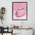 thumbnail image 3 of Stupell Industries Eclectic Golden Toaster over Pink Black Floating Frame Canvas Art, 25 x 31, by LISH Creative, 3 of 8