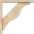 thumbnail image 3 of Ekena Millwork 3 1/2"W x 24"D x 24"H Funston Block Smooth Bracket w/ Offset Brace, Douglas Fir, 3 of 25