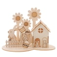 thumbnail image 1 of 1 Set 3D Wooden Puzzles Easter Party Plaything Educational Assembly Toy Easter Gift for Kids, 1 of 6