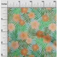 thumbnail image 2 of oneOone Cotton Flex Teal Green Fabric Tropical Leaf Sewing Craft Projects Fabric Prints By Yard 40 Inch Wide, 2 of 4