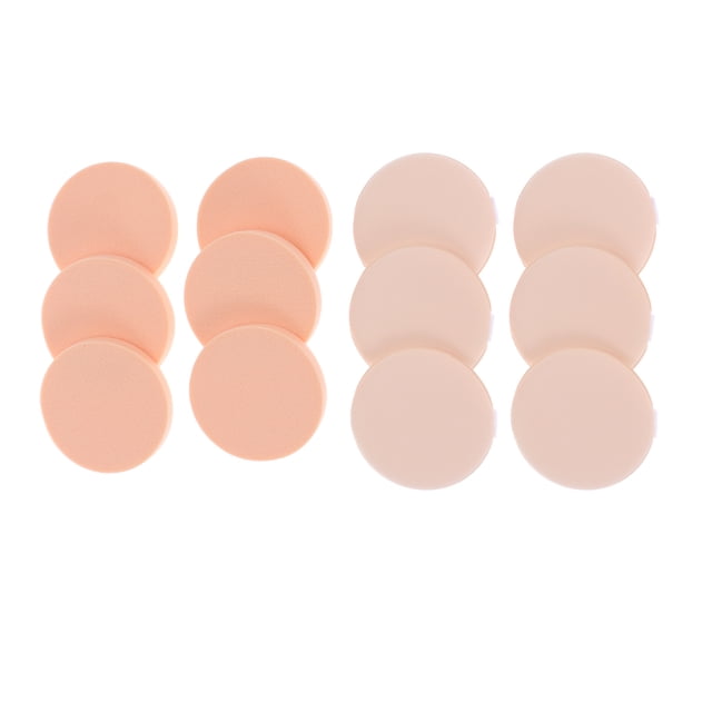 Mobutofu 12Set Powder Puff Container Cotton for Women Salon Use and Home Use