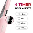 thumbnail image 4 of Compacted Wave Curling Iron for Easy Comfort Styling Negative Ionic hair waver, comfortable handle curling hair iron crimper bed head  waver, 4 of 10