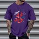 thumbnail image 1 of Tops para hombre, blusas y camisas de cuello redondo y manga corta para hombre, tops casuales de cuello redondo y manga corta con estampados especiales para hombre., 1 of 5