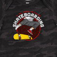 thumbnail image 4 of Inktastic Skateboarding Gift for Skater Boys Baby Bodysuit, 4 of 5