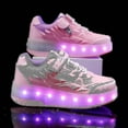 thumbnail image 3 of Children's Sneakers with Double Wheels and LED Lights Kiu, 3 of 5