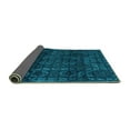 thumbnail image 2 of Ahgly Company Indoor Rectangle Abstract Turquoise Blue Modern Area Rugs, 7' x 9', 2 of 4