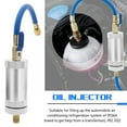 thumbnail image 3 of R12 R134A R22 Outil d'Injection de Colorant à l'Huile pour Voiture de Climatisation 2 Onces 1/4" Pur Liquide Huile Liquide de Refroidissement Tube Accessoires de Voiture, 3 of 5