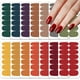 thumbnail image 2 of Pegatinas de uñas de Color sólido, pegatinas impermeables simples, pegatinas de uñas a todo Color, venta al por mayor, 2 of 4