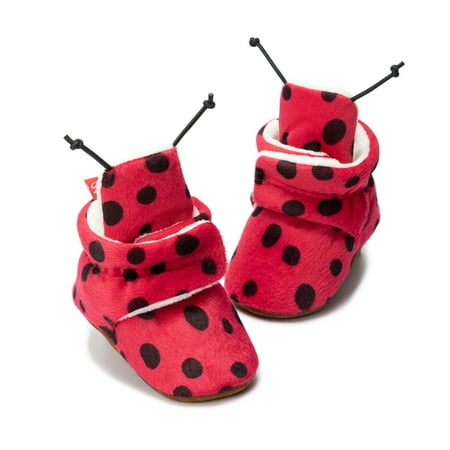 

TOWED22 Slippers For Kids Baby Girls Boys Soft Booties Snow Boots Warm Shoes Toddler Warming Prewalker First Walkers Warm Red