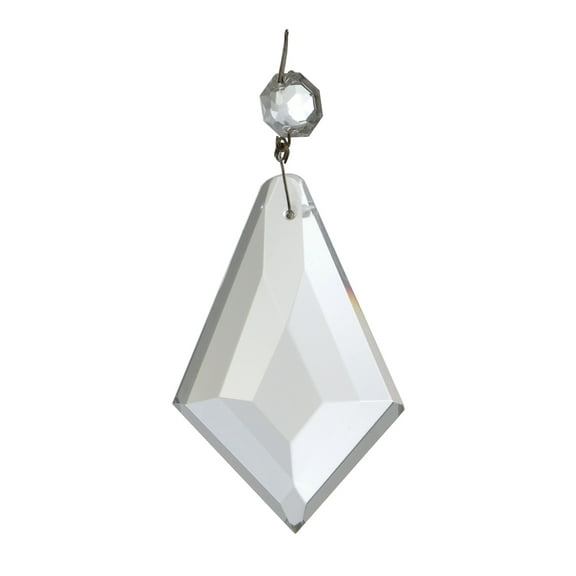 B&P Lamp® 3 Inch (76MM) Cut Kite Crystal Chandelier Light Replacement Pendant Prism
