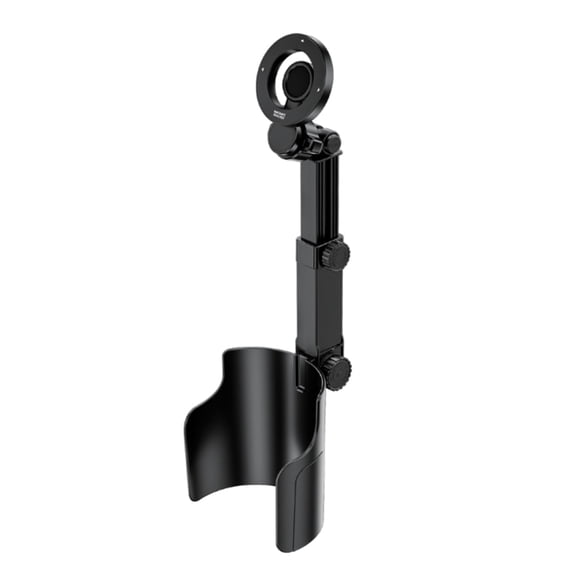 Adjustable 360 Rotating Phone Holder for Car Cup Slot Magnetic Attachment Universal Use For Auto Cup Holders Strong Magnet