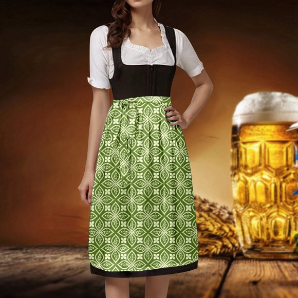 for Festivals Women's Serving Apron Outfit with Tie Design Ideal for Parties and Everyday Wear Unique Festival Attire for Social Events