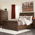 thumbnail image 3 of Elk Grove Queen Storage Bed Vintage Bourbon, 3 of 4