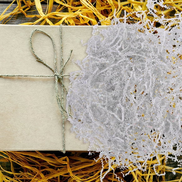 OHOIOLLA Cao Papel Decorativo Shredded Para En Cajas Y Cestas Regalo Con Brillo Y Suavidad