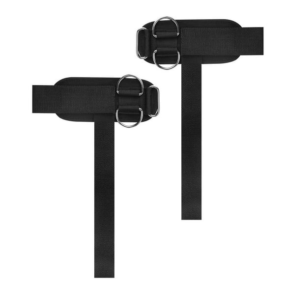 QccHieUs Weight Lifting Straps Secure Fit Bodybuilding D Ring Comfortable Wristband Thick