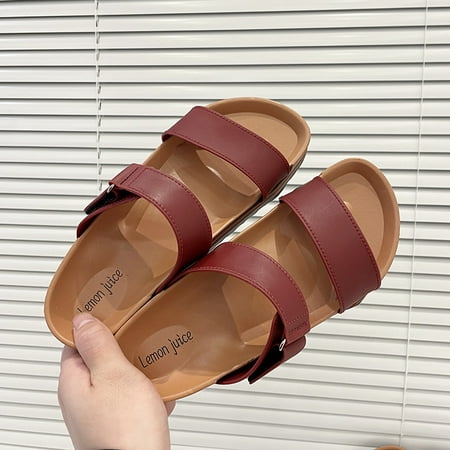 

Women s Outdoor Indoor Slippers Soft Cozy Slip-on Summer Lightweight Sandals Beach Shoes with Anti Skid Rubber Sole