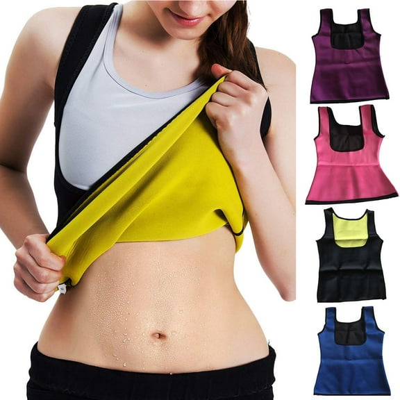 Travelwnat Sweat Shaper Women's Premium Workout Tank Top Slimming Polymer Sauna Vest
