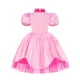thumbnail image 5 of Vestido de princesa melocotón para niña, disfraz de Halloween, ropa de actuación de escenario para niños, trajes de fiesta de Carnaval de cumpleaños, 5 of 5