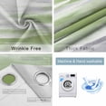 thumbnail image 2 of Fsddascl Sage Green Gray Blackout Curtains for Bedroom/Living Room, Thermal Insulated Kitchen Curtains, Neutral Abstract White Ombre Texture Grommet Darkening Window Treatment Drapes 27.5"x39"x2, 2 of 6