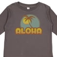 thumbnail image 4 of Inktastic Aloha Palm Boys or Girls Long Sleeve Toddler T-Shirt, 4 of 5