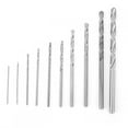 thumbnail image 2 of Straight Shank Drill Bit, 10PCS Long Cutting Edge Drill Bit, 0.5-3Mm For Aluminum, 2 of 8