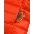 thumbnail image 4 of JanJean Boys Girls Warm Winter Coat Kids Packable Down Water-Resistant Packable Hooded Puffer Jacket Orange 150, 4 of 6