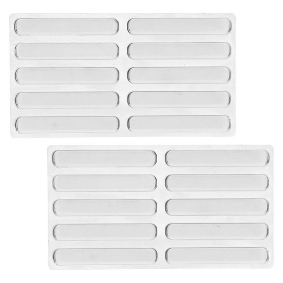 OUNONA 20 Pcs Crash Rubber The Wire Stickers Decor Child Transparent