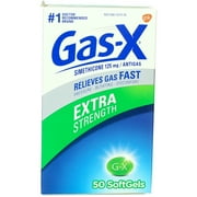 Gas-X Extra Strength Gas Relief Softgels, 50 Ct (2 Pack) (Bundle)