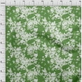 thumbnail image 3 of oneOone Viscose Jersey Green Fabric Florals Diy Clothing Quilting Fabric Print Fabric By Yard 60 Inch Wide-AMS, 3 of 5
