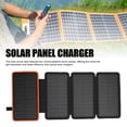 thumbnail image 3 of Solar Charger Power Bank,20000mAh Portable Phone Charger with Dual USB Ports LED Light for Camping Emergency, 3 of 7