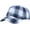 Blue Plaid, variant on Unisex Casual Plaid Baseball Cap Hats for Women Men Fitted Outdoor Trucker Hat Stripe Checked Print Dad Hat Adjustable