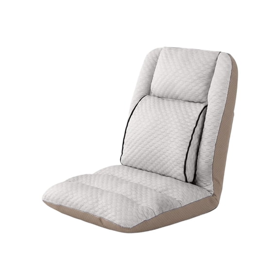 COM1950s Cooling Seat Cushion, Summer Seat Cushion for Office Chair, One-Piece Breathable Ice Bead Chair Pad with Nonslip Base for Car, Desk, and Home Use