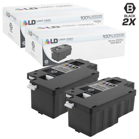 LD Compatible Dell 593-BBJX / DPV4T Pack of 2 Black Laser Toner Cartridges for use in Dell Multi-Function E525w