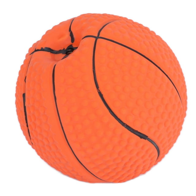 Juguete De Baloncesto Para Perros, Material De Látex Para Dientes Limpios, Juguete De Baloncesto Chirriante Para Perros Medianos Y Grandes