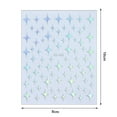 thumbnail image 6 of dianhelloya Nail Art Sticker Easily Stick DIY Plastic Aurora Heart Nail Sticker Star, 6 of 8