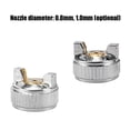 thumbnail image 4 of Labymos 3pcs Stainless Steel Nozzle Set for H-2000 HVLP Air Spray Machine Special Replacement Nozzle, 4 of 8