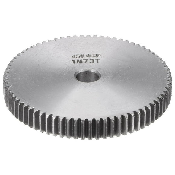 Unique Bargains Straight Spur Gear 12mm Inner Aperture 73T 1 Module 45# Steel Motor Gear