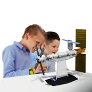 NASA Future Explorers - Gateway Space Station Interactive Model. Build & Learn STEM Education & Interactive Space Exploration For Kids. With Projector, Orion Capsule & Rotating Solar Panel!