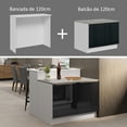 thumbnail image 5 of Isla de Cocina con Encimera y Mostrador Madesa Lux 120cm BN, 5 of 5