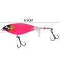 thumbnail image 3 of Comida De Pesca Pesca 6,5 cm 6g cebo de pesca duro artificial Topwater Spin Pencil señuelos (rosa rosa), 3 of 8