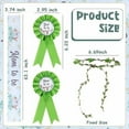 thumbnail image 5 of Serencatcher Koala Baby Shower Decorations, Australian Animal Mom to Be Maternity Sash Mom Dad to Be Button Tinplate Badge Pin Flower Crown Headband for Kangaroo Gender Reveal Party Green Girl Boy, 5 of 6