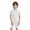 White, variant on Haitryli Kids Girls Boys Special Needs Adaptive Clothing Short Sleeve Back Invisible Zipper Solid Color Jumpsuit Grey 4