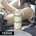thumbnail image 6 of Pioneer Flower Floral Print Pattern 20oz Skinny Tumbler with Straw & Lid, Double Wall Vacuum Insulated Cup, Leak-Proof, Cup Holder Friendly, Hot 6H Cold 12H, 6 of 6