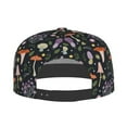 thumbnail image 4 of Daiia Mushrooms print Flat Bill Hats Flat Brim Trucker Cap Baseball Cap Adjustable Classic Low Profile Hat Unconstructed Plain Cap, 4 of 9