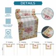 thumbnail image 6 of Mother's Day Table Runner 90 Inches, Spring Watercolor Floral Love Heart Grey Plaid Bed Runner Dresser Scarves Tabletop for Indoor Outdoor Parties/Ceremony/Banquet, 13" x 90", 6 of 9