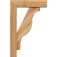 thumbnail image 3 of Ekena Millwork 6"W x 22"D x 34"H Funston Block Rough Sawn Bracket w/ Offset Brace, Western Red Cedar, 3 of 25