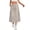 3# Khaki, variant on Summer Skirts for Women Elastic Waist Cargo Skort Casual Hiking Travel Golf Skirts Drawstring Knee Length Mini Skort Army Green L