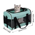 thumbnail image 3 of Cat Carrying Case - Pet Carrier Airline Approved, Protable and Breathable Pet Travel Carrier Removable Pad, Collapsible Cat Carrier Dog Carrier for Medium Cats Small Cats Dogs (Medium), 3 of 5