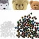 thumbnail image 2 of 1 botones redondos de colores variados de 8-2 mm para coser ojos y nariz de peluches. 1 mm, 2 of 9
